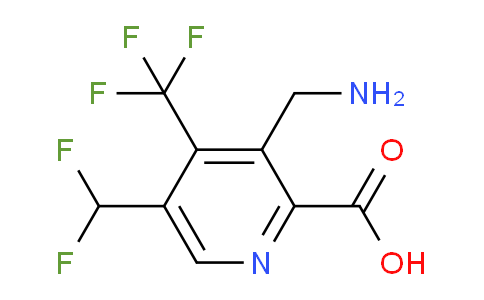 AM47447 | 1361904-16-6 | 3-(Aminomethyl)-5-(difluoromethyl)-4-(trifluoromethyl)pyridine-2-carboxylic acid