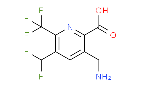 AM47449 | 1361904-08-6 | 3-(Aminomethyl)-5-(difluoromethyl)-6-(trifluoromethyl)pyridine-2-carboxylic acid