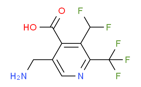 AM47450 | 1361867-56-2 | 5-(Aminomethyl)-3-(difluoromethyl)-2-(trifluoromethyl)pyridine-4-carboxylic acid