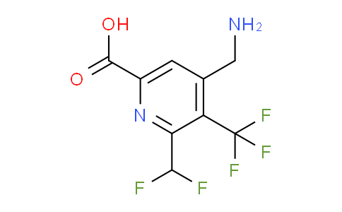 AM47452 | 1361465-54-4 | 4-(Aminomethyl)-2-(difluoromethyl)-3-(trifluoromethyl)pyridine-6-carboxylic acid
