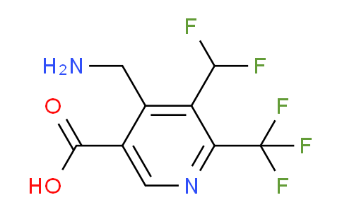 AM47457 | 1361887-21-9 | 4-(Aminomethyl)-3-(difluoromethyl)-2-(trifluoromethyl)pyridine-5-carboxylic acid