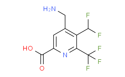 AM47458 | 1361829-02-8 | 4-(Aminomethyl)-3-(difluoromethyl)-2-(trifluoromethyl)pyridine-6-carboxylic acid