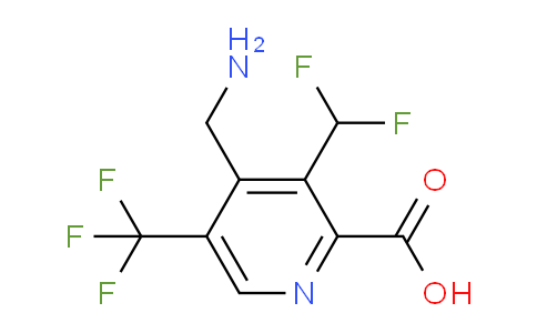 AM47459 | 1361843-28-8 | 4-(Aminomethyl)-3-(difluoromethyl)-5-(trifluoromethyl)pyridine-2-carboxylic acid