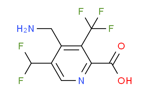 AM47460 | 1361904-22-4 | 4-(Aminomethyl)-5-(difluoromethyl)-3-(trifluoromethyl)pyridine-2-carboxylic acid