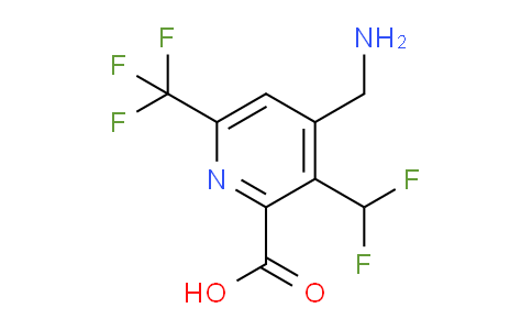 AM47461 | 1361812-43-2 | 4-(Aminomethyl)-3-(difluoromethyl)-6-(trifluoromethyl)pyridine-2-carboxylic acid