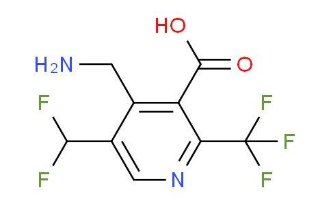 AM47462 | 1361867-62-0 | 4-(Aminomethyl)-5-(difluoromethyl)-2-(trifluoromethyl)pyridine-3-carboxylic acid