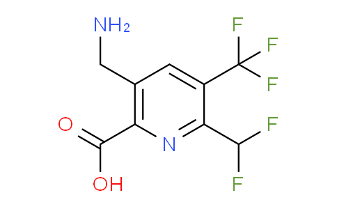AM47464 | 1361701-53-2 | 5-(Aminomethyl)-2-(difluoromethyl)-3-(trifluoromethyl)pyridine-6-carboxylic acid