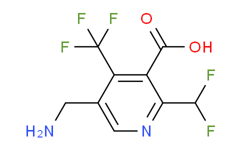 AM47465 | 1361885-25-7 | 5-(Aminomethyl)-2-(difluoromethyl)-4-(trifluoromethyl)pyridine-3-carboxylic acid