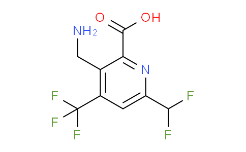 AM47466 | 1361764-30-8 | 3-(Aminomethyl)-6-(difluoromethyl)-4-(trifluoromethyl)pyridine-2-carboxylic acid
