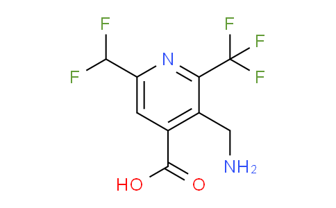 AM47468 | 1361796-07-7 | 3-(Aminomethyl)-6-(difluoromethyl)-2-(trifluoromethyl)pyridine-4-carboxylic acid