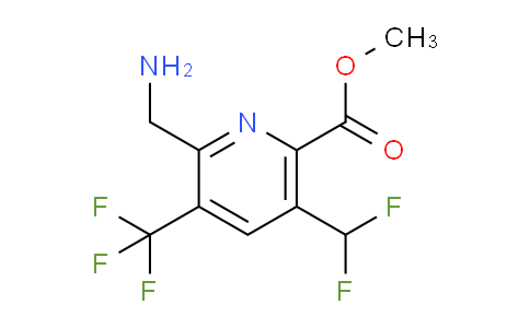 AM47472 | 1361885-32-6 | Methyl 2-(aminomethyl)-5-(difluoromethyl)-3-(trifluoromethyl)pyridine-6-carboxylate