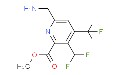 AM47474 | 1361887-32-2 | Methyl 6-(aminomethyl)-3-(difluoromethyl)-4-(trifluoromethyl)pyridine-2-carboxylate