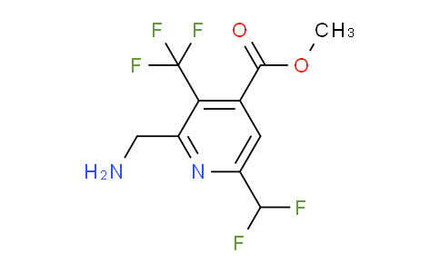 AM47477 | 1361867-70-0 | Methyl 2-(aminomethyl)-6-(difluoromethyl)-3-(trifluoromethyl)pyridine-4-carboxylate