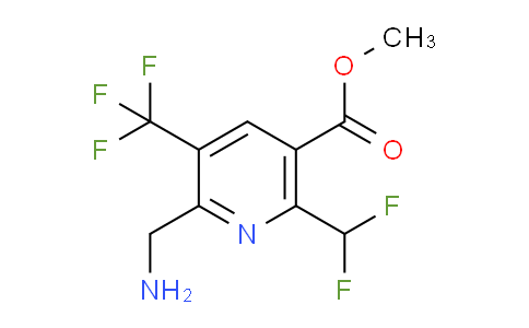 AM47478 | 1361843-37-9 | Methyl 2-(aminomethyl)-6-(difluoromethyl)-3-(trifluoromethyl)pyridine-5-carboxylate