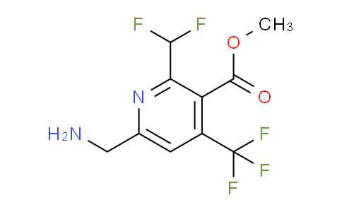 AM47480 | 1361749-51-0 | Methyl 6-(aminomethyl)-2-(difluoromethyl)-4-(trifluoromethyl)pyridine-3-carboxylate