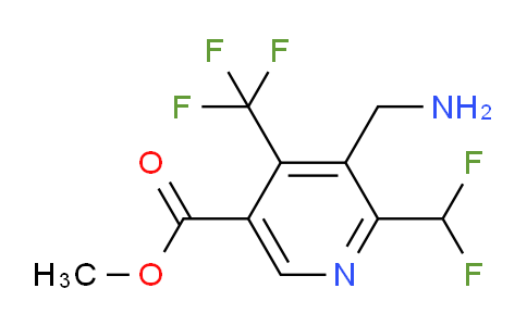 AM47483 | 1361778-72-4 | Methyl 3-(aminomethyl)-2-(difluoromethyl)-4-(trifluoromethyl)pyridine-5-carboxylate