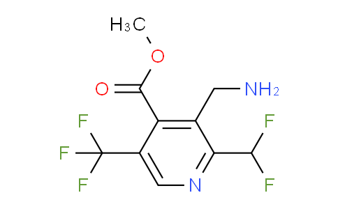 AM47485 | 1361699-96-8 | Methyl 3-(aminomethyl)-2-(difluoromethyl)-5-(trifluoromethyl)pyridine-4-carboxylate