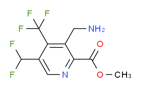 AM47487 | 1361701-86-1 | Methyl 3-(aminomethyl)-5-(difluoromethyl)-4-(trifluoromethyl)pyridine-2-carboxylate