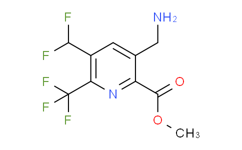 Methyl 3-(aminomethyl)-5-(difluoromethyl)-6-(trifluoromethyl)pyridine-2-carboxylate