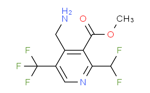 AM47493 | 1361843-70-0 | Methyl 4-(aminomethyl)-2-(difluoromethyl)-5-(trifluoromethyl)pyridine-3-carboxylate