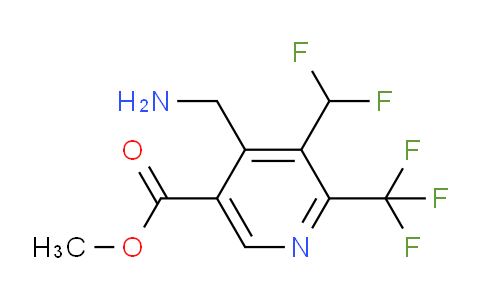 AM47497 | 1361778-90-6 | Methyl 4-(aminomethyl)-3-(difluoromethyl)-2-(trifluoromethyl)pyridine-5-carboxylate