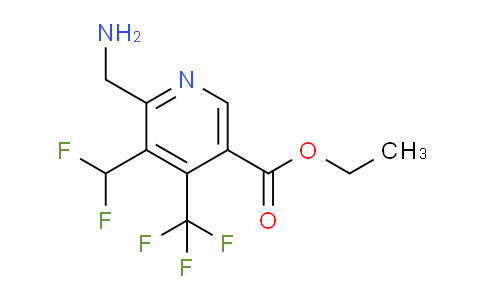 AM47509 | 1361778-95-1 | Ethyl 2-(aminomethyl)-3-(difluoromethyl)-4-(trifluoromethyl)pyridine-5-carboxylate