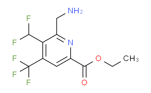AM47510 | 1361829-23-3 | Ethyl 2-(aminomethyl)-3-(difluoromethyl)-4-(trifluoromethyl)pyridine-6-carboxylate