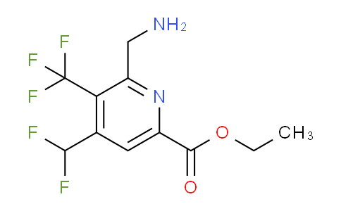 AM47516 | 1361904-56-4 | Ethyl 2-(aminomethyl)-4-(difluoromethyl)-3-(trifluoromethyl)pyridine-6-carboxylate