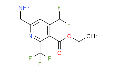 AM47520 | 1361700-28-8 | Ethyl 6-(aminomethyl)-4-(difluoromethyl)-2-(trifluoromethyl)pyridine-3-carboxylate