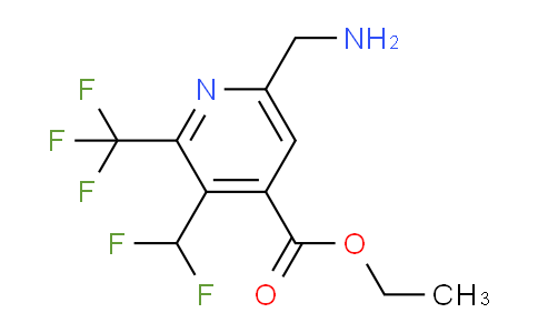 AM47525 | 1361904-64-4 | Ethyl 6-(aminomethyl)-3-(difluoromethyl)-2-(trifluoromethyl)pyridine-4-carboxylate