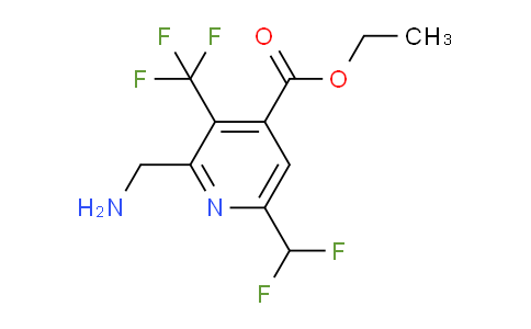 AM47527 | 1361868-00-9 | Ethyl 2-(aminomethyl)-6-(difluoromethyl)-3-(trifluoromethyl)pyridine-4-carboxylate