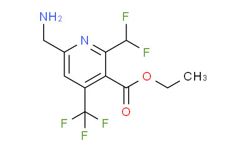 AM47530 | 1361904-53-1 | Ethyl 6-(aminomethyl)-2-(difluoromethyl)-4-(trifluoromethyl)pyridine-3-carboxylate