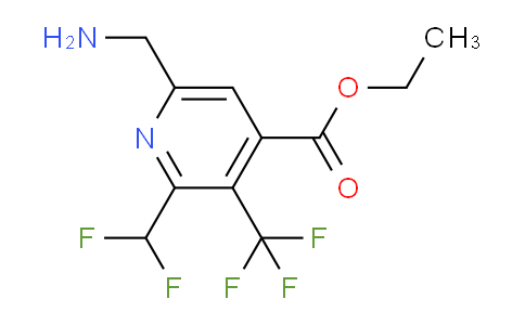 AM47532 | 1361700-33-5 | Ethyl 6-(aminomethyl)-2-(difluoromethyl)-3-(trifluoromethyl)pyridine-4-carboxylate