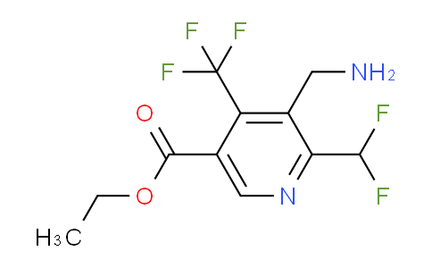 AM47533 | 1361812-98-7 | Ethyl 3-(aminomethyl)-2-(difluoromethyl)-4-(trifluoromethyl)pyridine-5-carboxylate