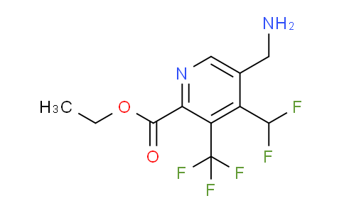 AM47542 | 1361821-39-7 | Ethyl 5-(aminomethyl)-4-(difluoromethyl)-3-(trifluoromethyl)pyridine-2-carboxylate