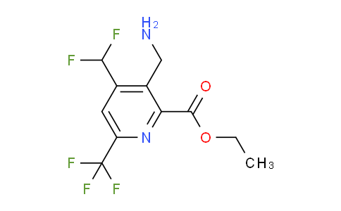 AM47543 | 1361749-82-7 | Ethyl 3-(aminomethyl)-4-(difluoromethyl)-6-(trifluoromethyl)pyridine-2-carboxylate