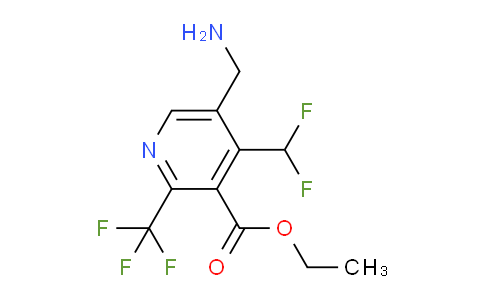 AM47544 | 1361829-33-5 | Ethyl 5-(aminomethyl)-4-(difluoromethyl)-2-(trifluoromethyl)pyridine-3-carboxylate