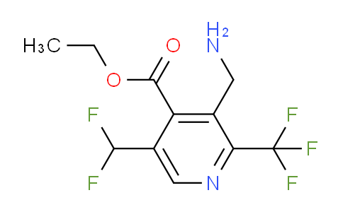 AM47545 | 1361868-08-7 | Ethyl 3-(aminomethyl)-5-(difluoromethyl)-2-(trifluoromethyl)pyridine-4-carboxylate