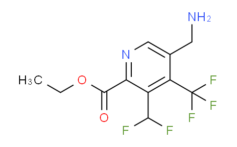 AM47548 | 1361881-29-9 | Ethyl 5-(aminomethyl)-3-(difluoromethyl)-4-(trifluoromethyl)pyridine-2-carboxylate