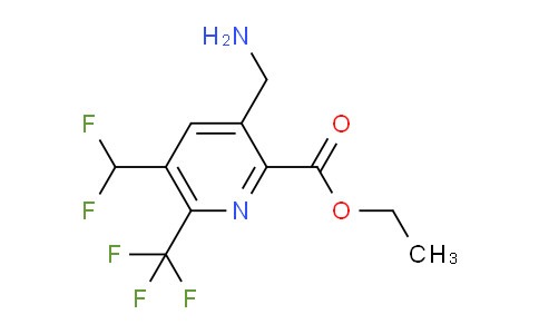 AM47549 | 1361796-47-5 | Ethyl 3-(aminomethyl)-5-(difluoromethyl)-6-(trifluoromethyl)pyridine-2-carboxylate