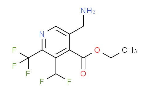 AM47550 | 1361843-99-3 | Ethyl 5-(aminomethyl)-3-(difluoromethyl)-2-(trifluoromethyl)pyridine-4-carboxylate