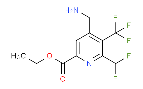 AM47552 | 1361779-25-0 | Ethyl 4-(aminomethyl)-2-(difluoromethyl)-3-(trifluoromethyl)pyridine-6-carboxylate