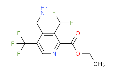 AM47559 | 1361868-14-5 | Ethyl 4-(aminomethyl)-3-(difluoromethyl)-5-(trifluoromethyl)pyridine-2-carboxylate