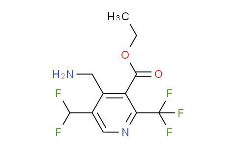 AM47562 | 1361885-48-4 | Ethyl 4-(aminomethyl)-5-(difluoromethyl)-2-(trifluoromethyl)pyridine-3-carboxylate