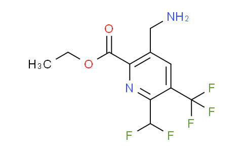 AM47564 | 1361881-37-9 | Ethyl 5-(aminomethyl)-2-(difluoromethyl)-3-(trifluoromethyl)pyridine-6-carboxylate
