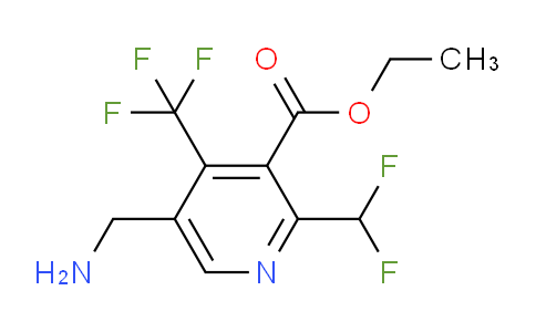 AM47565 | 1361749-96-3 | Ethyl 5-(aminomethyl)-2-(difluoromethyl)-4-(trifluoromethyl)pyridine-3-carboxylate