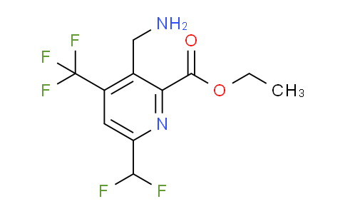AM47566 | 1361764-86-4 | Ethyl 3-(aminomethyl)-6-(difluoromethyl)-4-(trifluoromethyl)pyridine-2-carboxylate