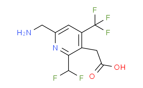 AM47590 | 1361868-24-7 | 6-(Aminomethyl)-2-(difluoromethyl)-4-(trifluoromethyl)pyridine-3-acetic acid