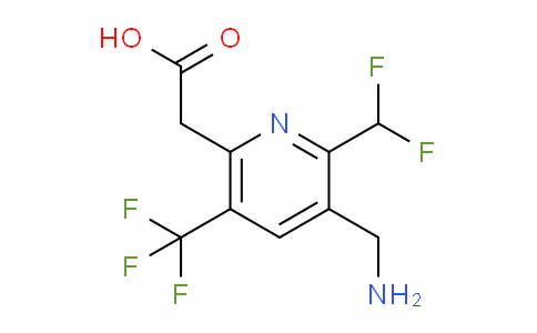 3-(Aminomethyl)-2-(difluoromethyl)-5-(trifluoromethyl)pyridine-6-acetic acid