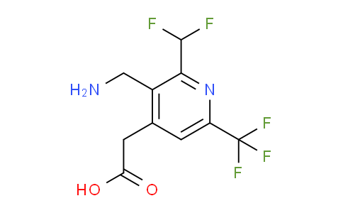 3-(Aminomethyl)-2-(difluoromethyl)-6-(trifluoromethyl)pyridine-4-acetic acid